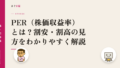 PER(株価収益率)とは?割安・割高の見方をわかりやすく解説